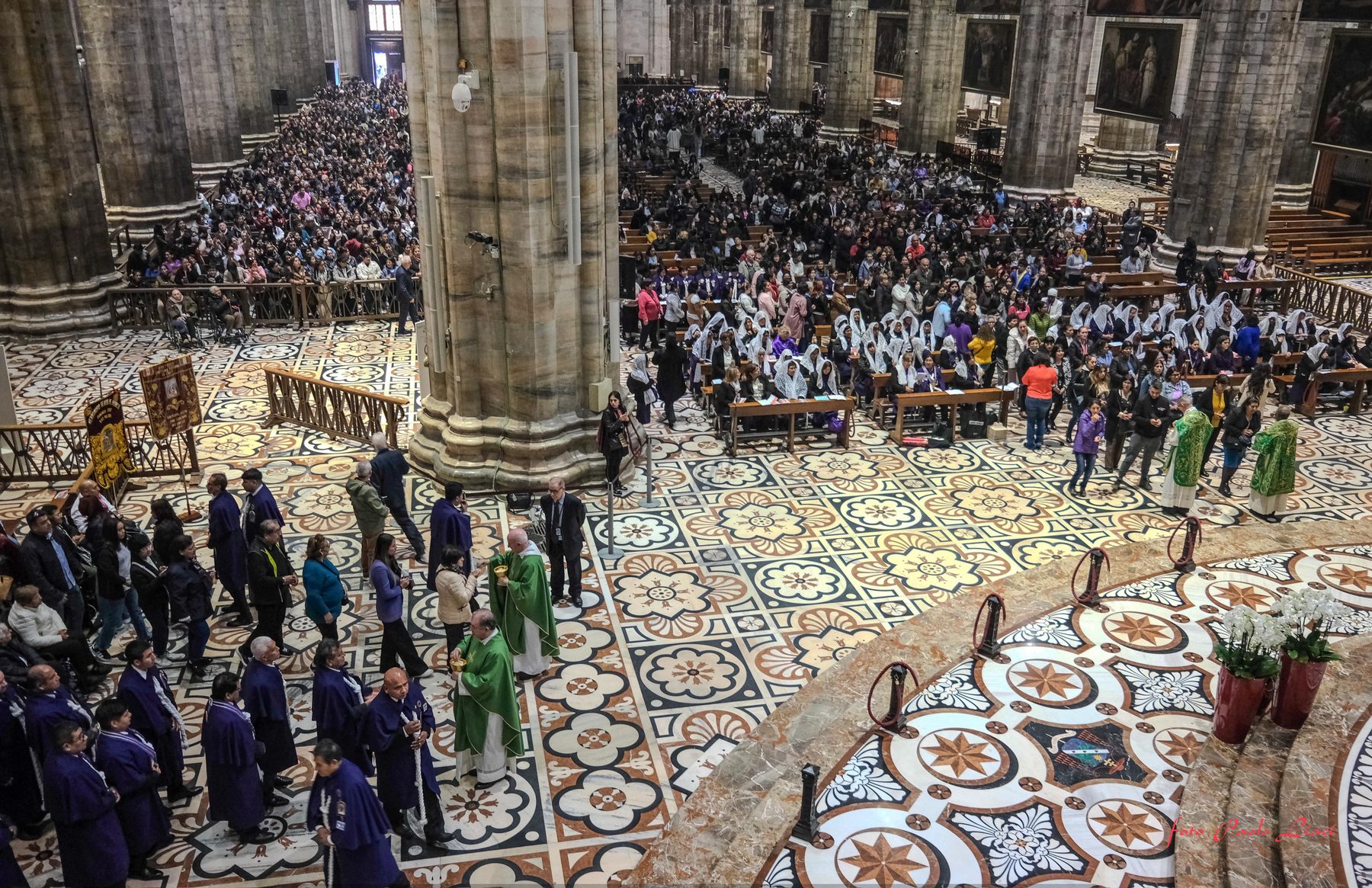 La celebrazione in basilica